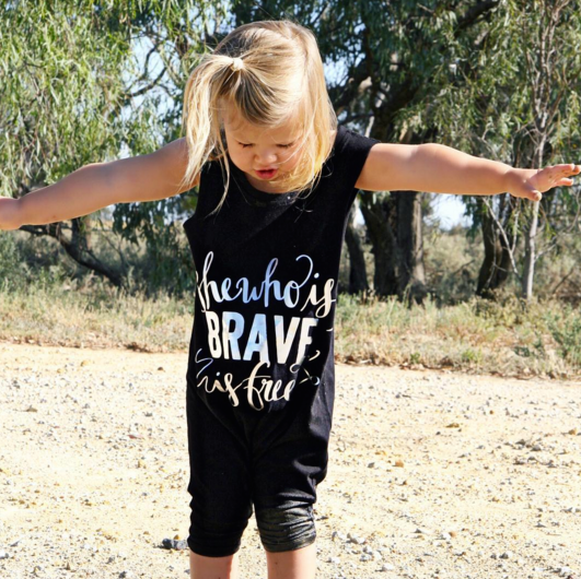 She Who Is Brave Kid's Tee
